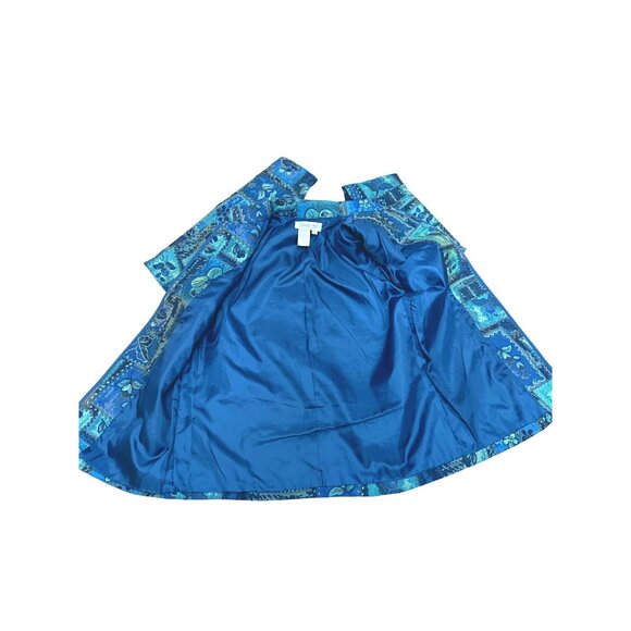 Coldwater Creek Womens XS Mandarin Collar Tapestry Jacket - Picture 7 of 8